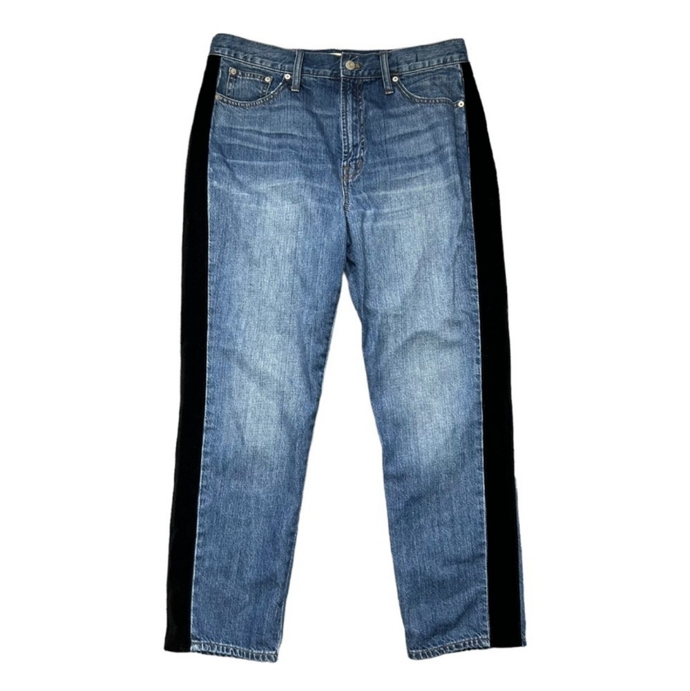 Madewell The Perfect Vintage Jean: Velvet Tux Stripe Edition